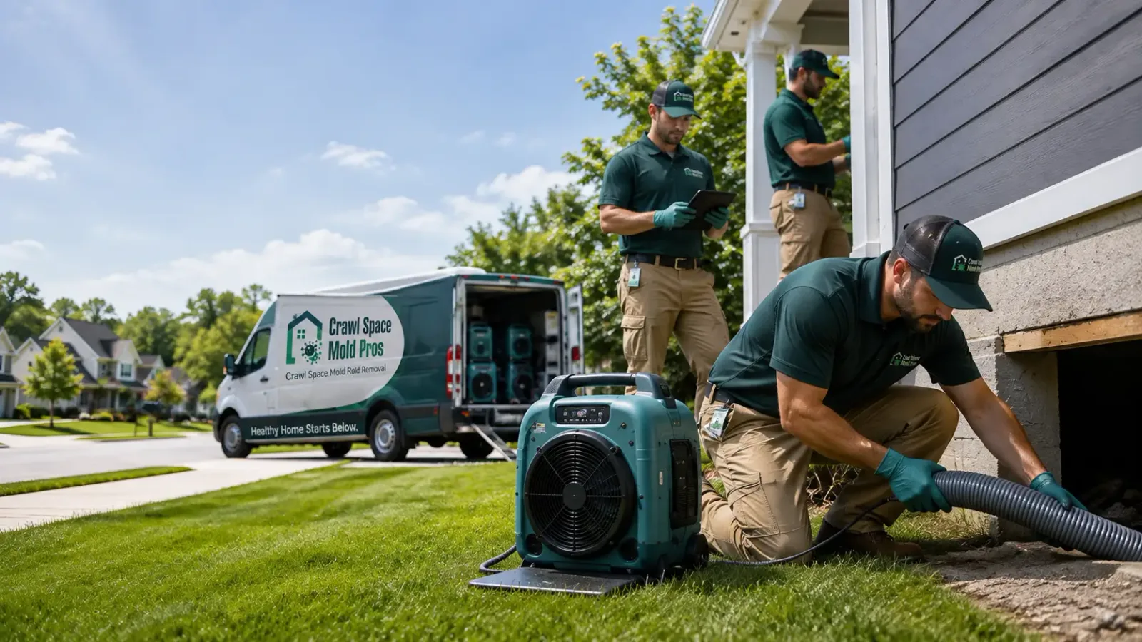 Crawl Space Mold Removal in New Castle, NH